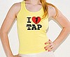 Chloe Arnold's "I (Heart) TAP" Ribbed Tanks